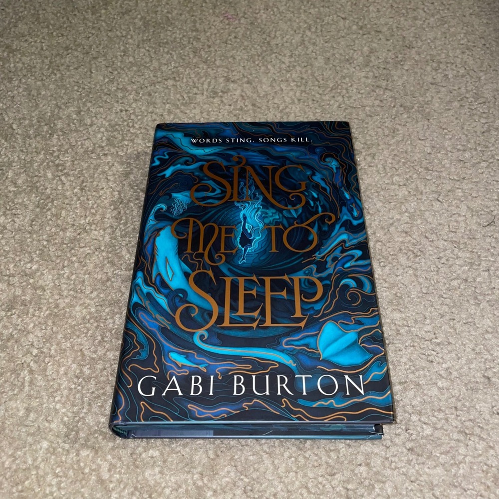 Sing Me to Sleep Gabi Burton FairyLoot Exclusive Hardcover Sprayed Edges YA Book
